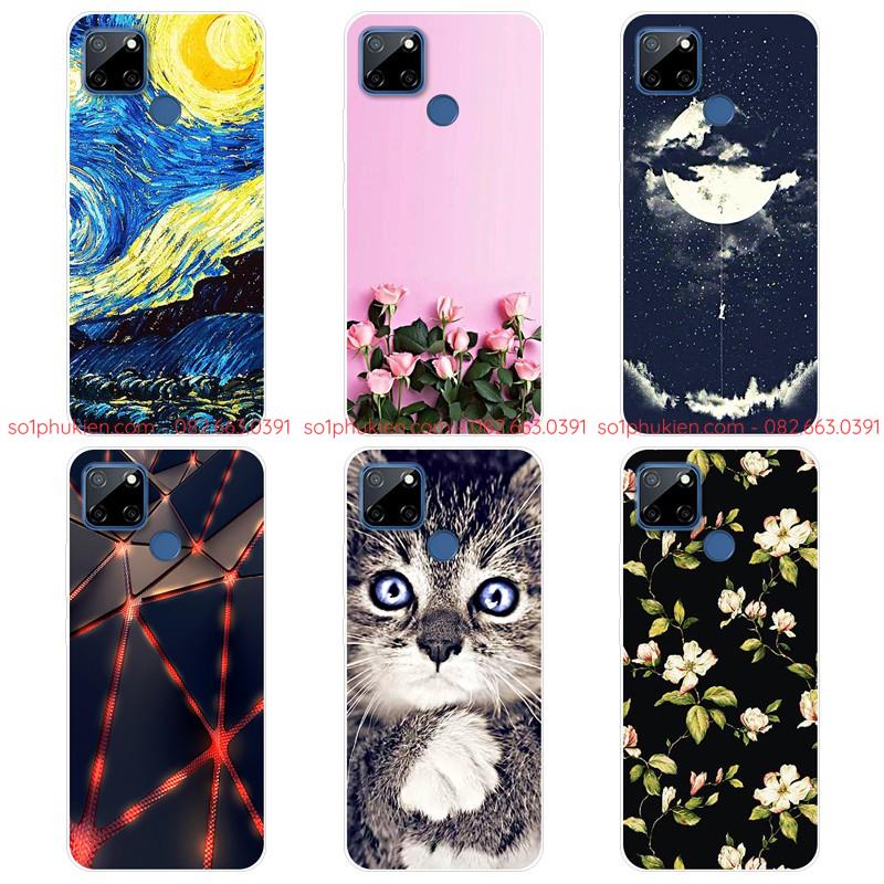Ốp lưng Realme C25 Silicone TPU Cartoon Cover Ốp lưng Điện thoại