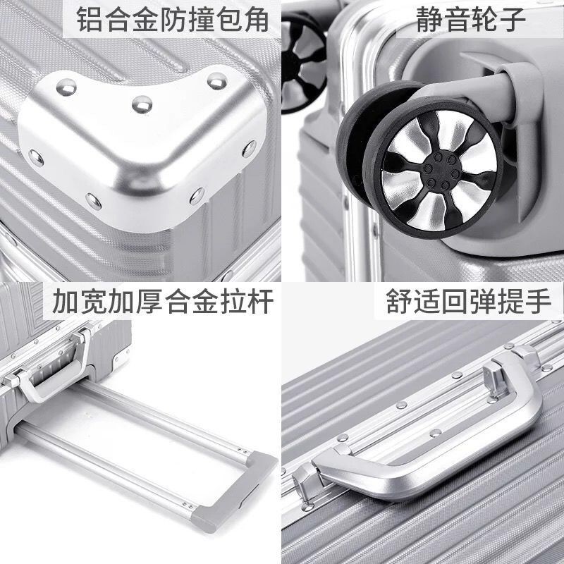 Vali retro nữ sinh phiên bản Hàn Quốc hộp đựng xe đẩy nhỏ xinh xắn dễ thương mật khẩu nam đồ có bánh phổ thông