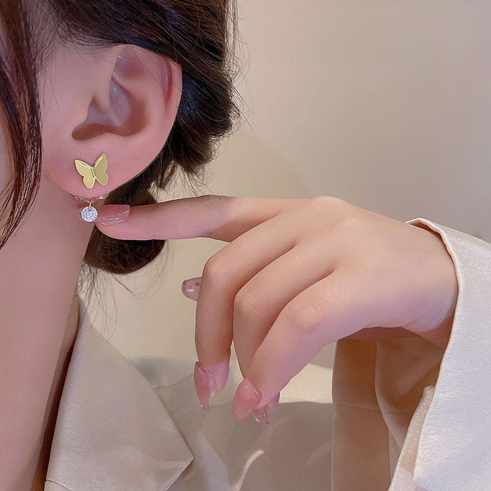 Bông Tai Dáng Dài Hình Bướm Ngọt Ngào Thời Trang Cho Nữ|Hoa Tai Dáng Dài Hình Giọt Nước Thời Trang Cho Nữ