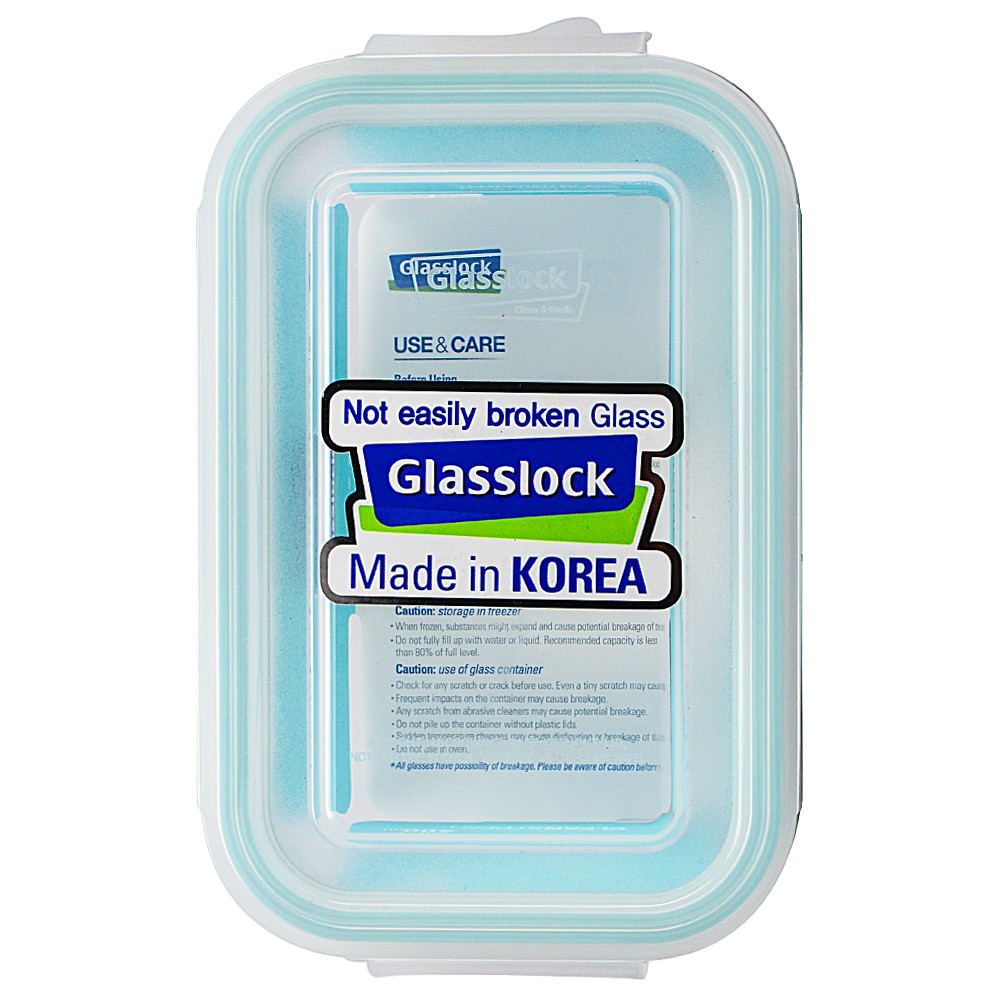 Bộ 3 hộp hộp cơm thủy tinh Glasslock 400ml *3 kèm túi - Hàn Quốc