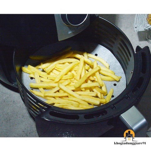 GIẤY NẾN ĐỤC LỖ - LÓT NỒI CHIÊN KHÔNG DẦU 23CM - 100 TỜ