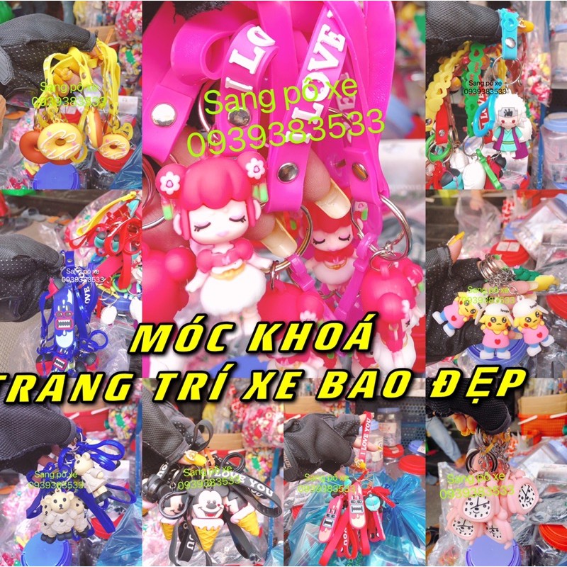 MÓC KHOÁ TRANG TRÍ SIÊU SIÊU ĐẸP NHIỀU MẪU MÃ