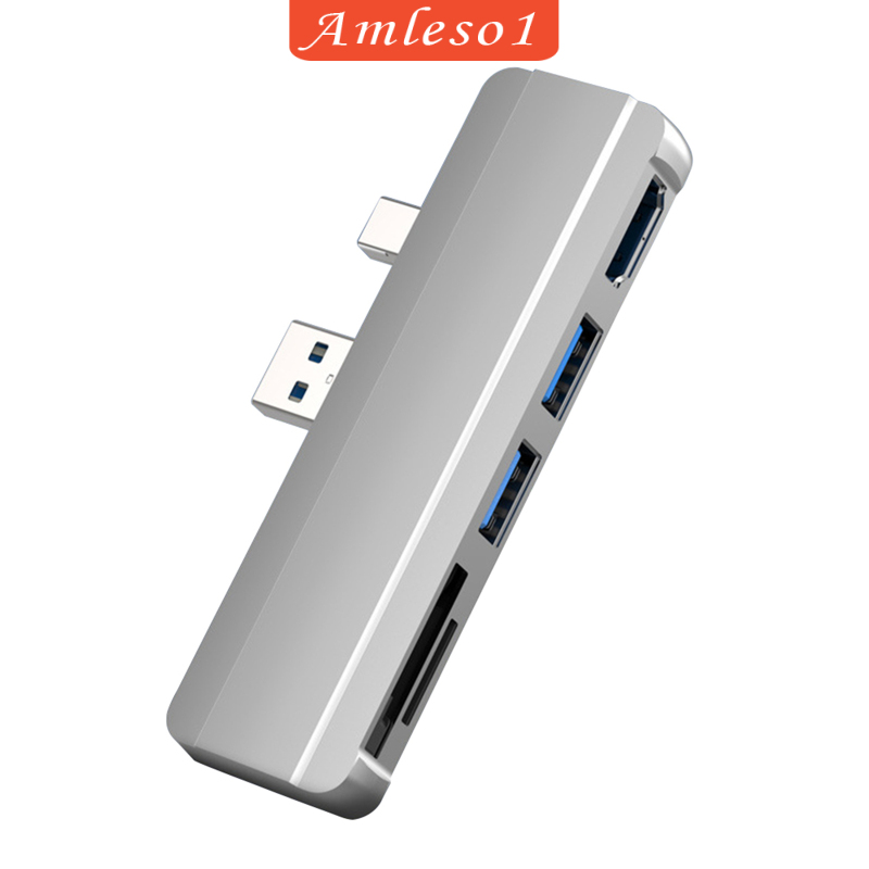 Bộ Chia Cổng Usb 3.0 Amleso1 Cho Máy Tính Pro 4 / 5 / 6 4k Hdmi | BigBuy360 - bigbuy360.vn