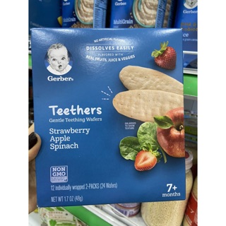 Bánh gạo Gerber Baby vị Chuối+Đào USA cho bé từ 7th