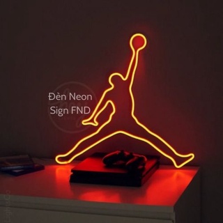 Đèn neon sign Đèn tiktok Decor home Den trang tri phòng ngủ hinh Jordan