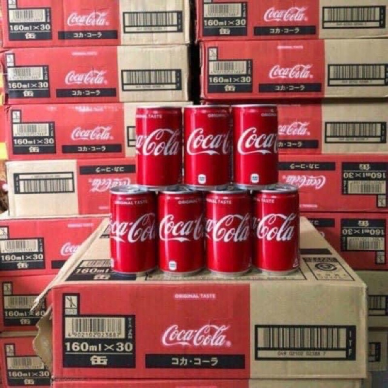 Coca mini Nhật Bản thùng 30 lon date 2024