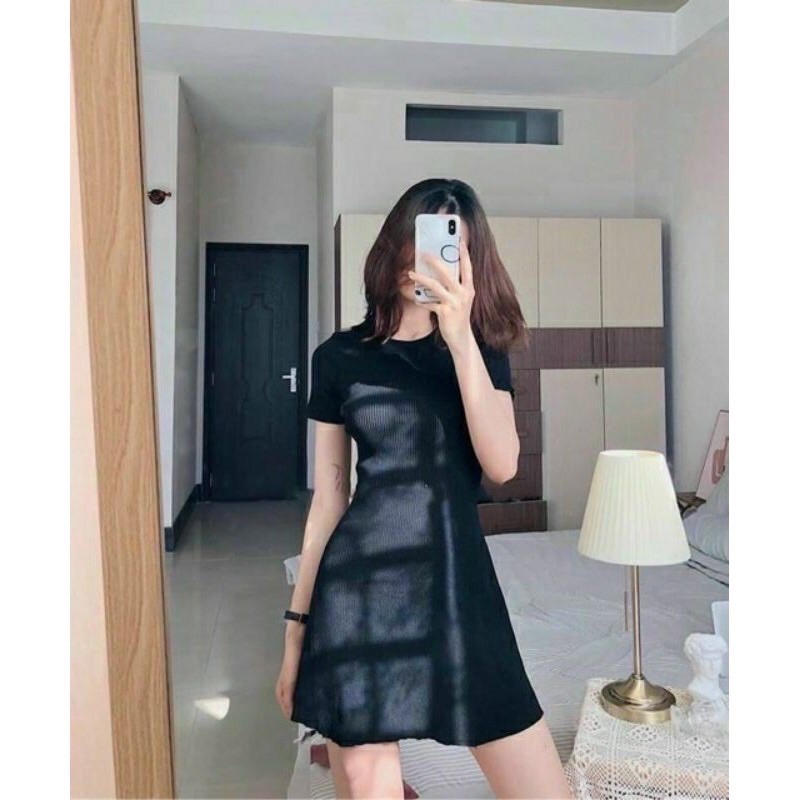 Đầm nữ 🌸FREESHIP🌸 Váy body tua gấu ôm body nhẹ thiết kế thời trang sang chảnh HOT freesize dưới 55kg siêu xinh