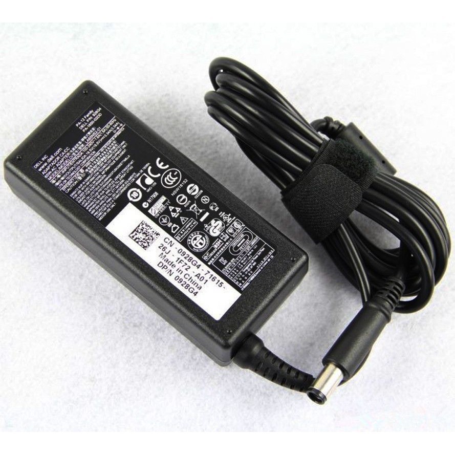 (ADAPTER) SẠC LAPTOP DELL 19.5V-3.34A (65W) (Đầu Kim Lớn) kích thước đầu ghim sạc 7.4 x 5.0 mm