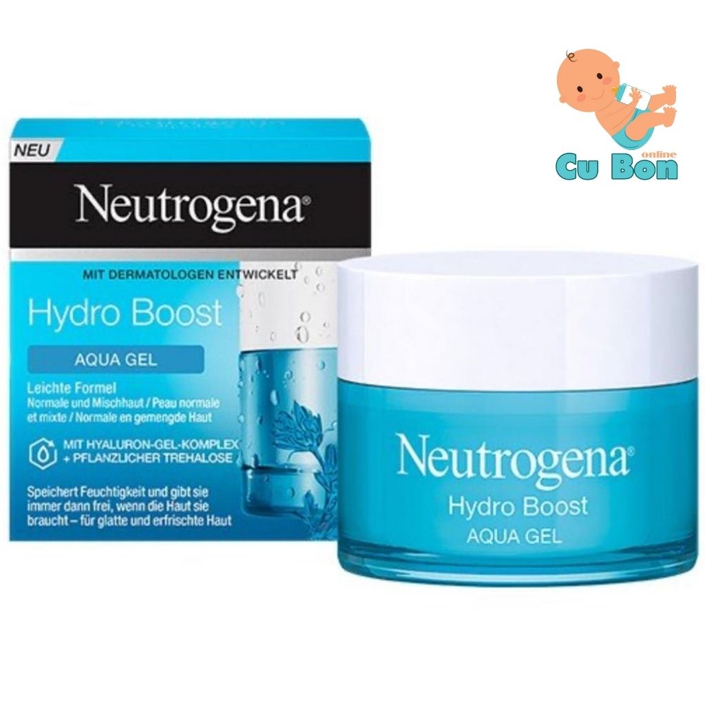 Kem Dưỡng Ẩm Neutrogena Hydro Boost Aqua dành cho da thường và da hỗn hợp 50ml cuả Đức