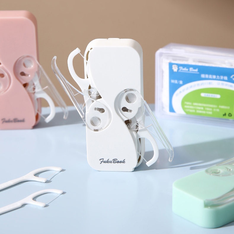 Hộp Đựng Răng Giả Hai Ngăn mini Tự Động Bật Lên