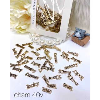 charm set mã nơ thương hiệu gấu tráng trí nail
