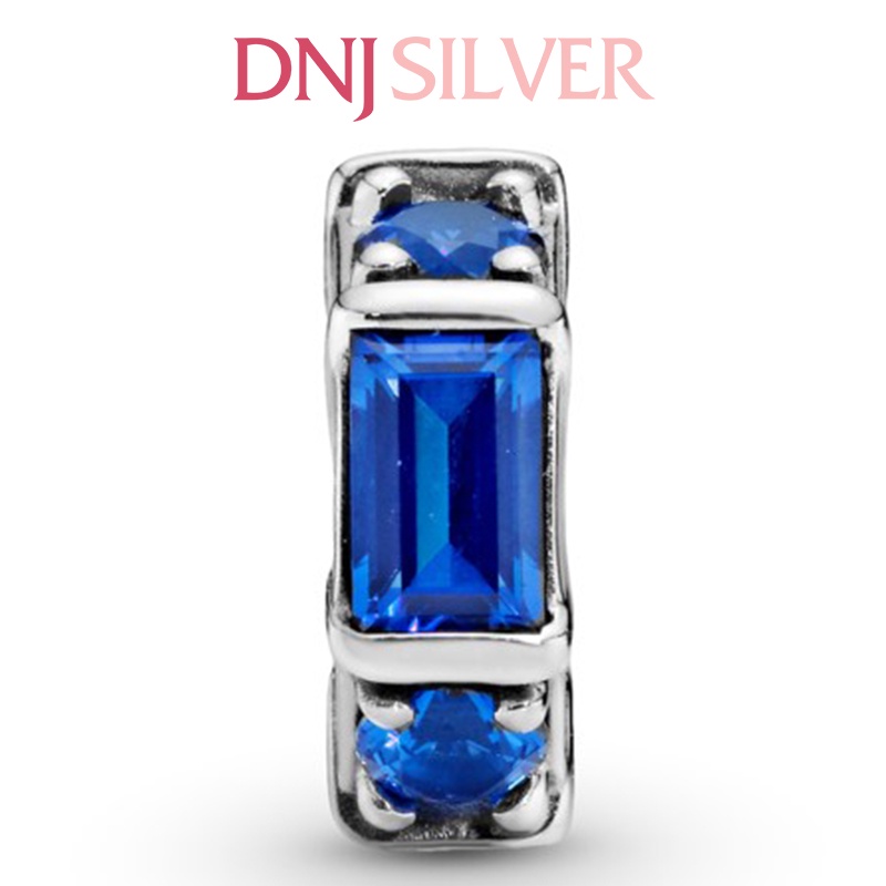 Charm bạc 925 cao cấp, hàng chuẩn bạc - Charm Blue Ice Cube Spacer thích hợp để mix vòng tay charm - DN186