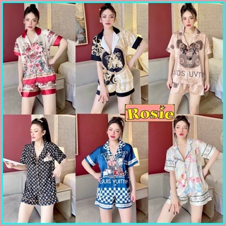 Đồ bộ pijama lụa MANGO / LỤA XƯỚC ĐÙI thiết kế in 3D siêu xinh