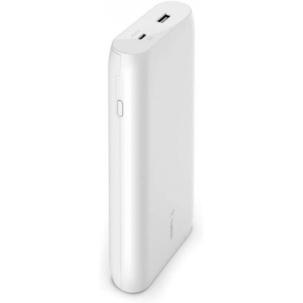 Pin sạc dự phòng Polyme Pocket Power Belkin 20.000 mAh, sạc nhanh USB-C PD 30W - Bảo hành 2 năm - BPB002bt