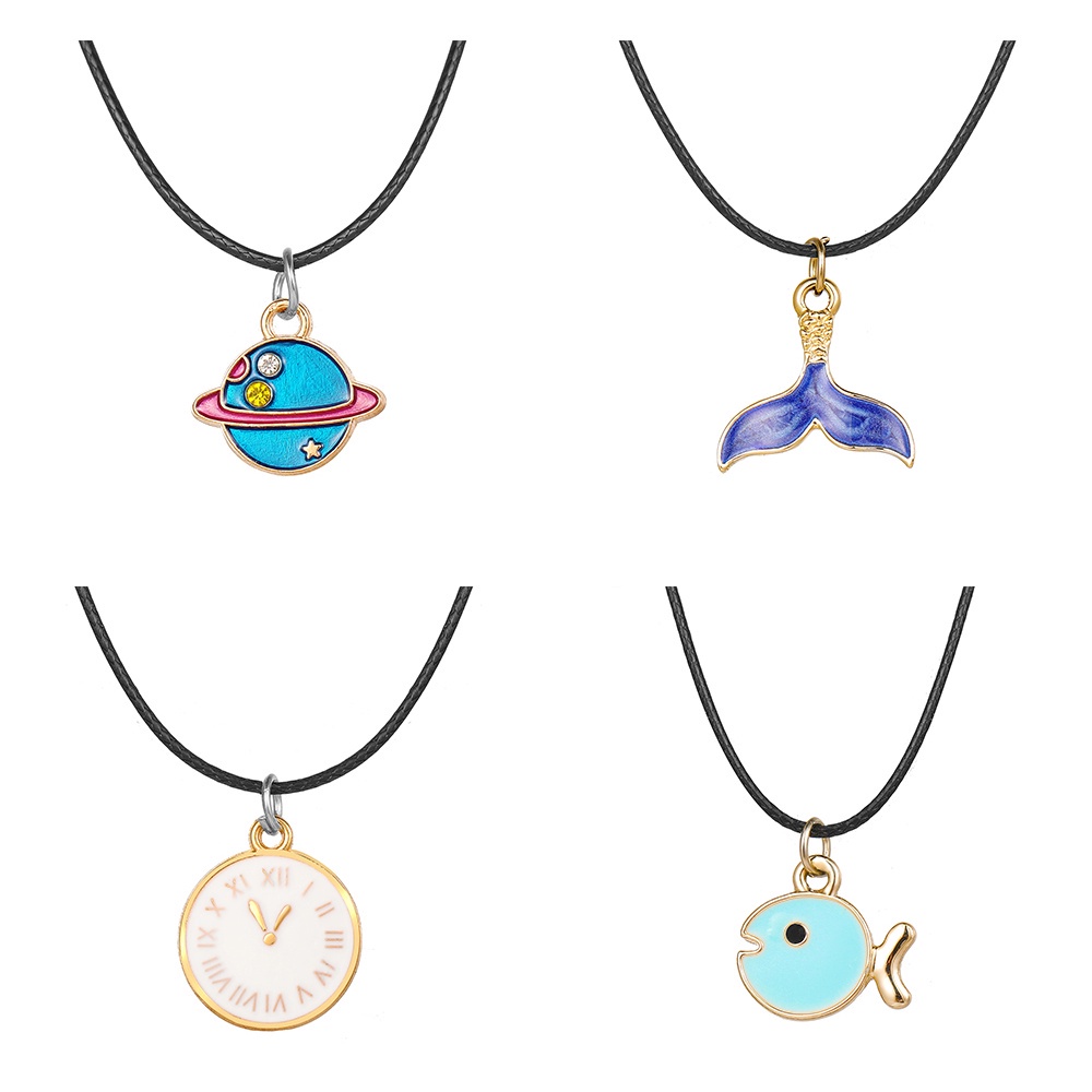 Vòng cổ mặt dây hình hoạt hình phong cách Hàn Quốc thời trang xinh xắn cho nữ