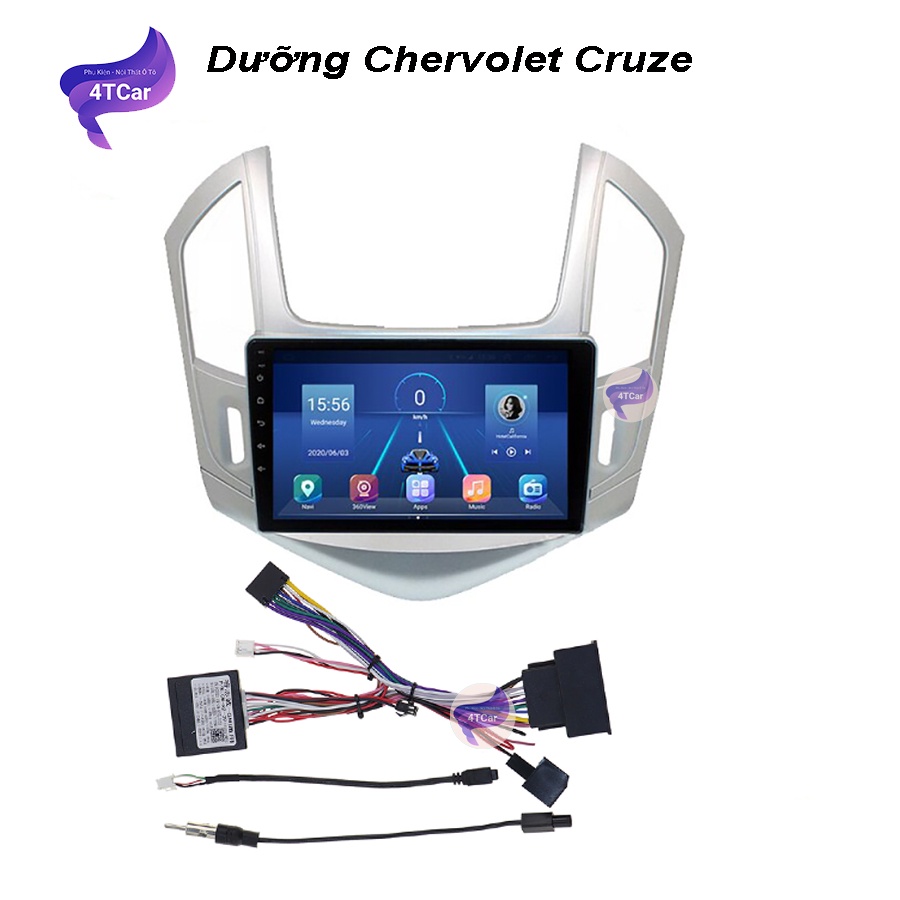 Mặt dưỡng Chevrolet Cruze 2014 - 2018 (9 inch) có CANBUS