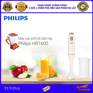 Máy Xay Cầm Tay Philips HR1600 - Hàng Chính Hãng (Bảo Hành 24 Tháng)
