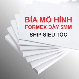 Bìa mô hình formex dày 4.5mm làm handmade