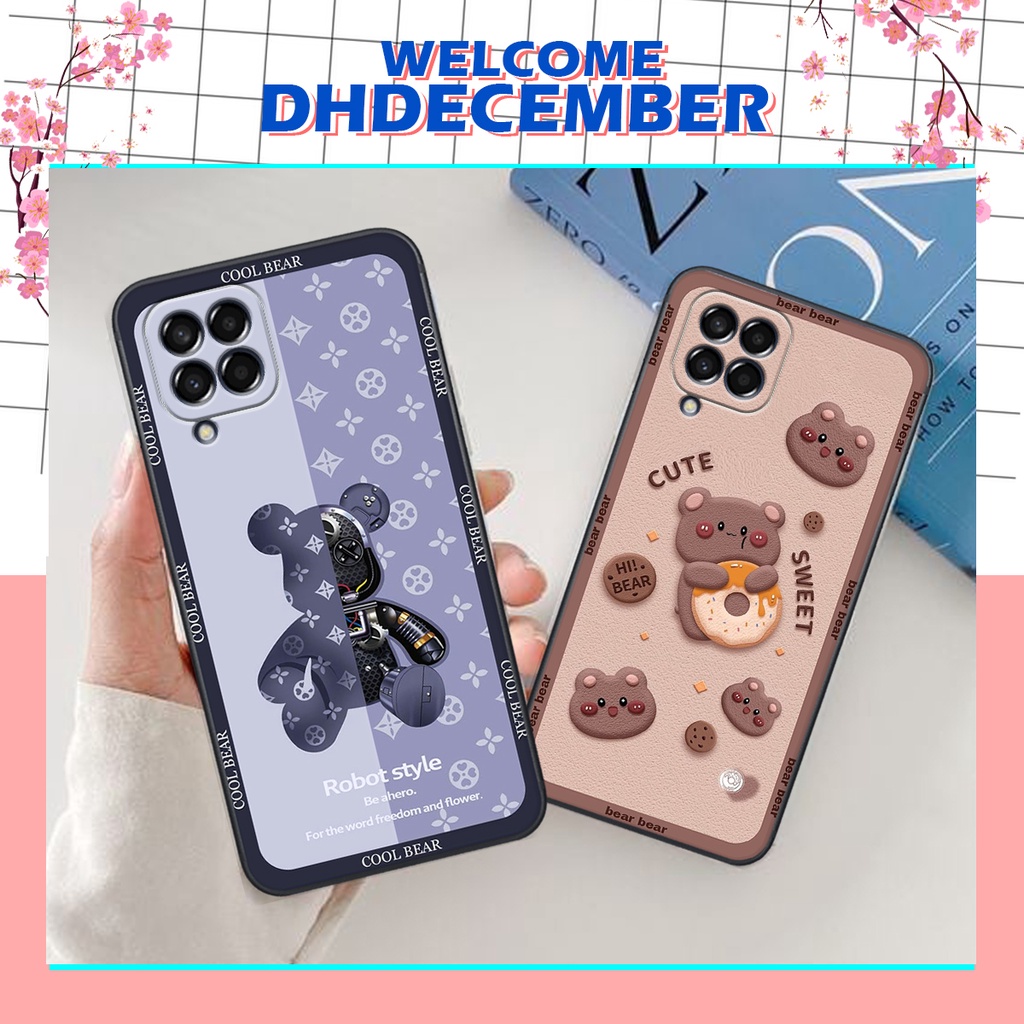 Ốp lưng Samsung M33 5G / M52 / M62/ M63 in hình 3D gấu mới nhất - sang - chảnh - ĐẸP- BỀN