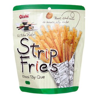 Snack Khoai Tây Que Strip Fries Vị Tảo Biển Oishi Gói 27G