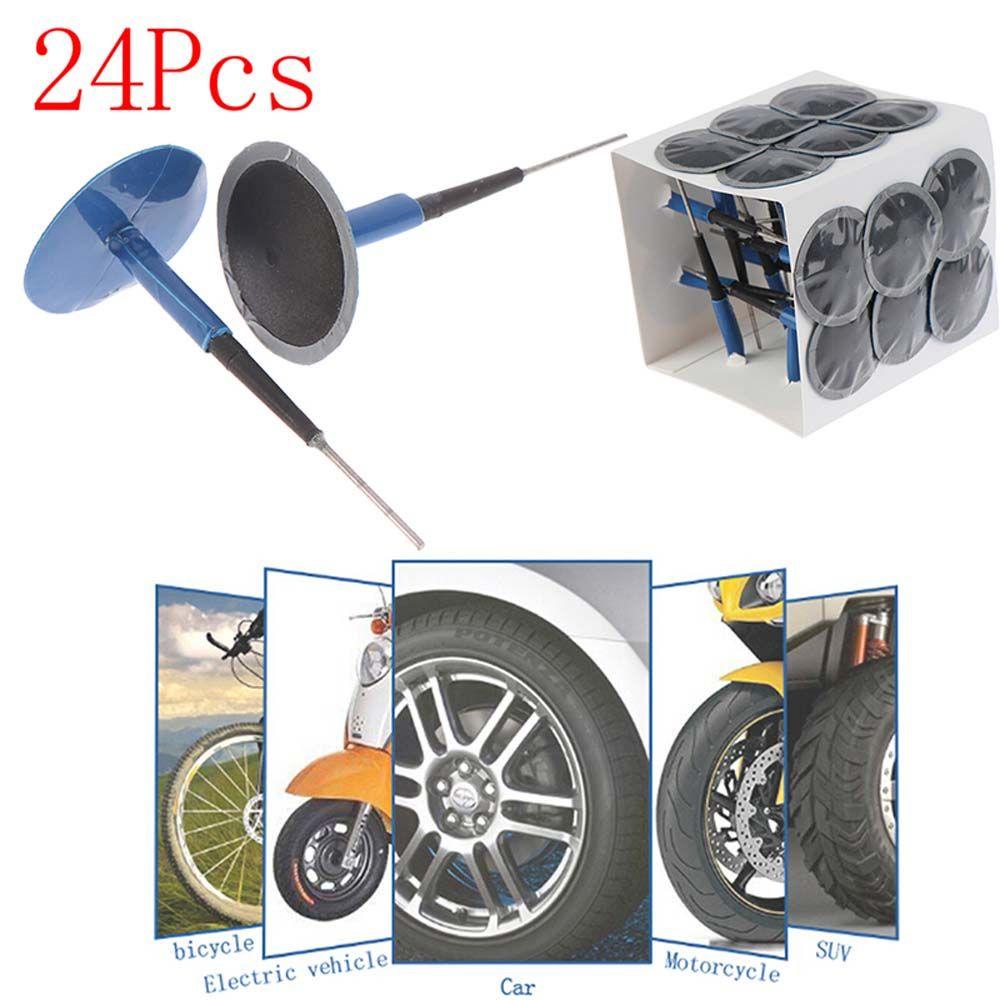 Miếng Vá Lốp Xe Hơi Bằng Cao Su Siêu Bền Tiện Dụng