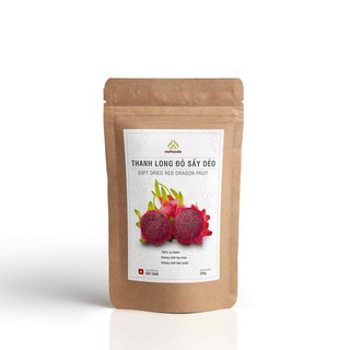 [Cao cấp] - NAFoods - Thanh long đỏ sấy dẻo, làm nước detox - Túi zipper