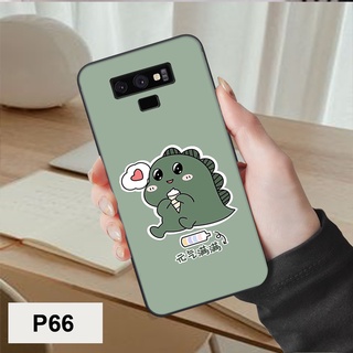 Ốp lưng điện thoại samsung note 9 in hình khủng long xanh, gấu bear siêu dễ thương