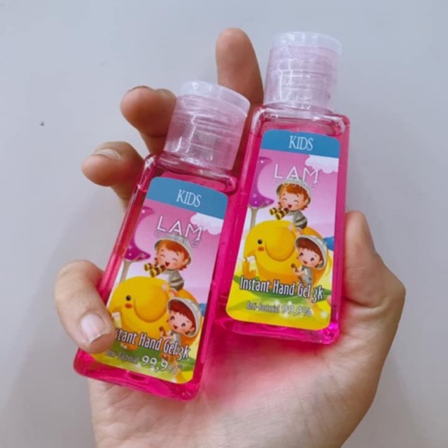 Gel rửa tay khô lamcosme 60ml (1 mùi như hình)