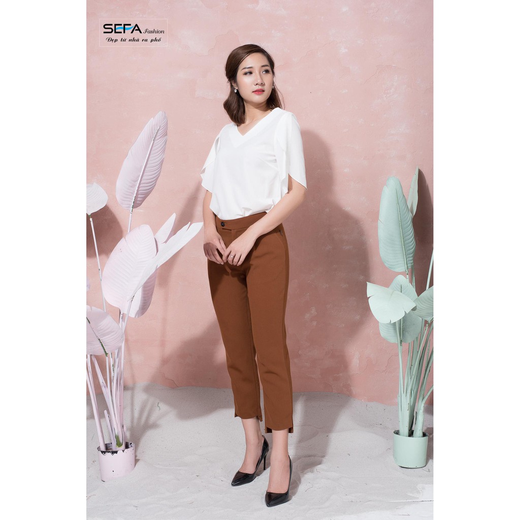 Quần âu công sở xẻ gấu SEFA - MKQD85B