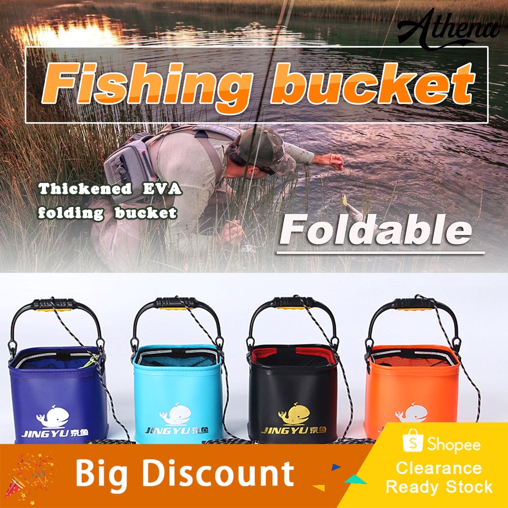 Xô Đựng Mồi Câu Cá Đa Năng Có Thể Gấp Gọn Tiện Dụng