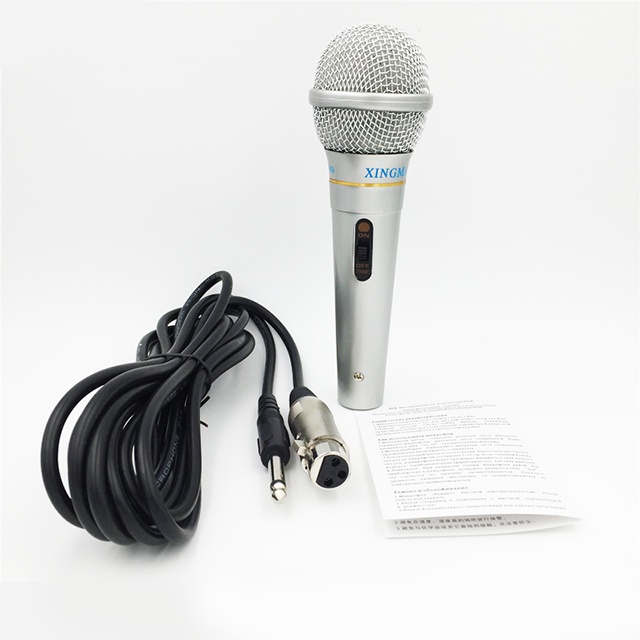 Mic hát karaoke giá rẻ, Mic karaoke XINGMA AK-319, Mic hát có dây chống hú cao cấp - Bảo hành 12 tháng