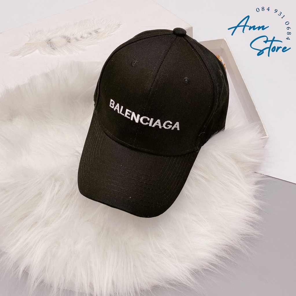 Mũ lưỡi trai Balenciag / Nón kết Balenciaga, logo thêu chữ, phom mũ chuẩn đẹp, màu sắc basic dễ dàng phối đồ