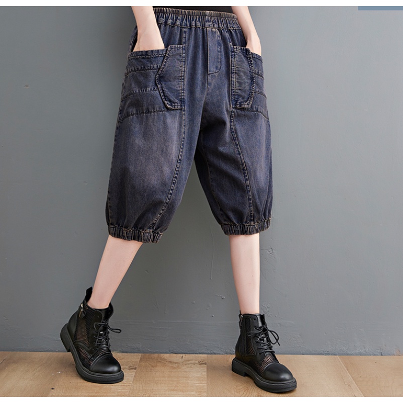 A233 Quần bigsize freesize thời trang dáng lửng kiểu dáng trang nhã, trẻ trung