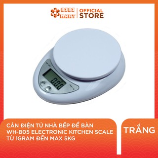 Cân Điện Tử Nhà Bếp Để Bàn WH-B05 Electronic Kitchen Scale Từ 1Gram Đến Max 5kg [TH37]