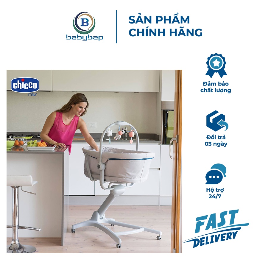Ghế Nôi Di Động Chicco Baby Hug 4 in 1 Trải Nghiệm Tuyệt Vời Với Phong Cách Thật Hiện Đại