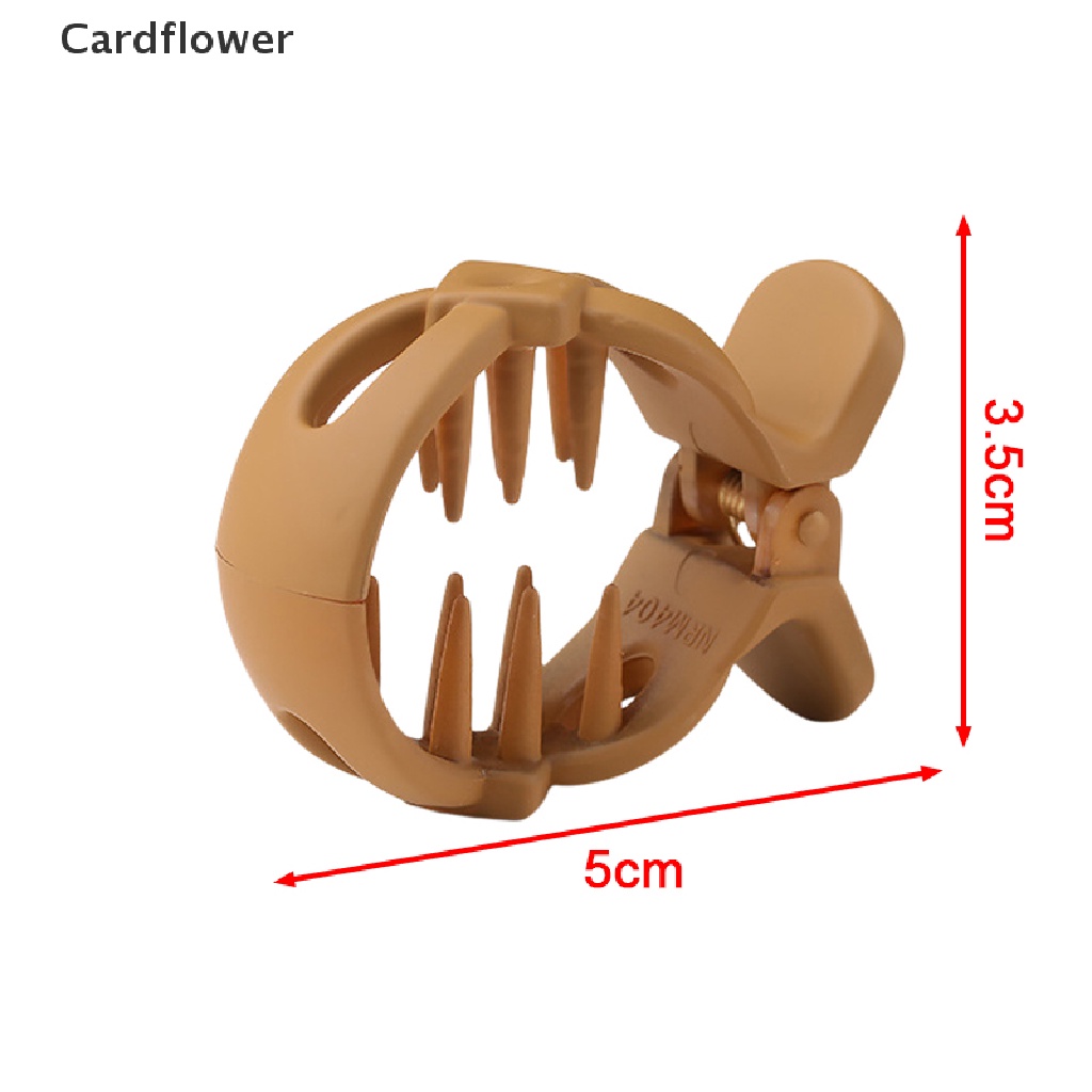 &lt; Cardflower &gt; Kẹp Tóc Càng Cua Đơn Giản Cho Nữ Đang Giảm Giá