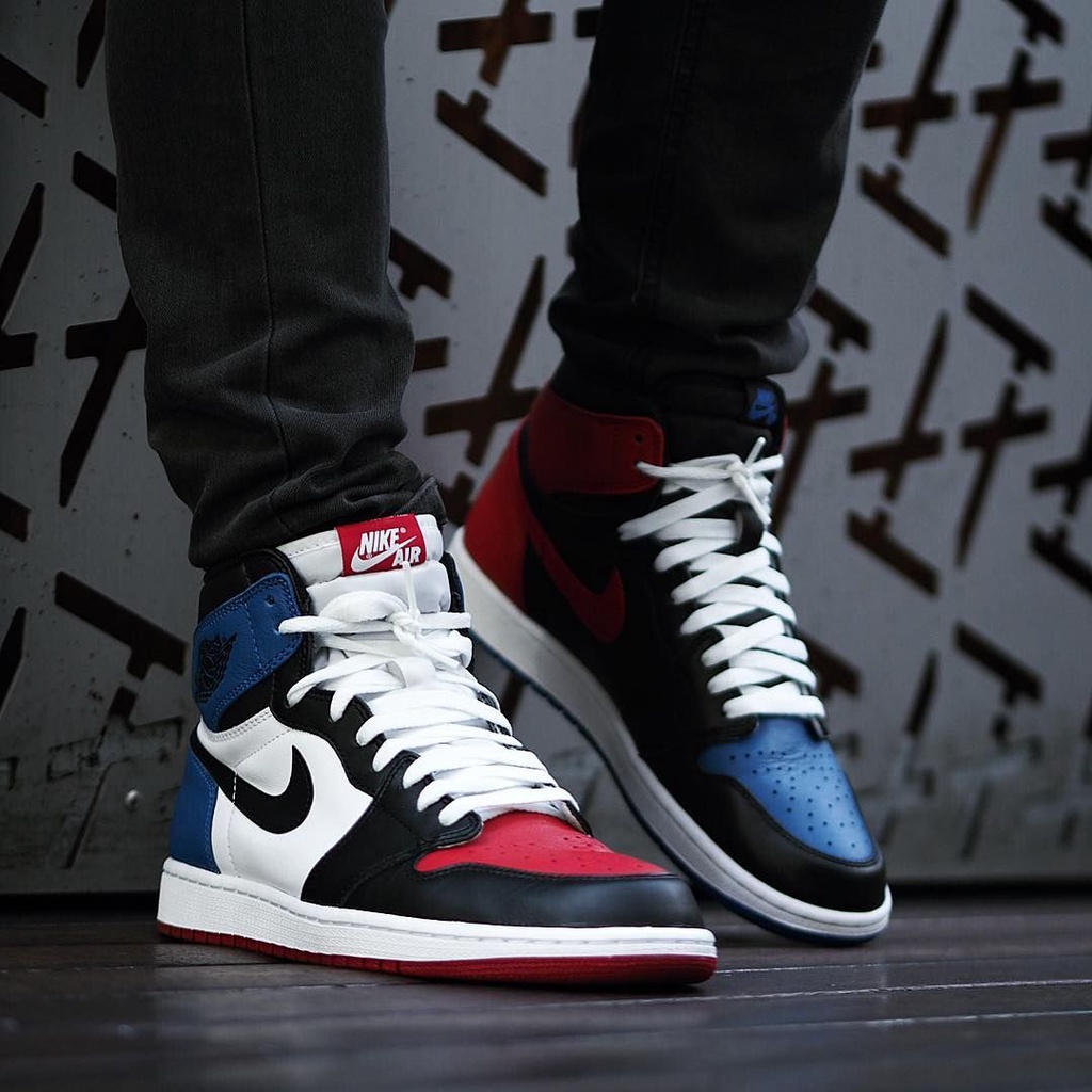 [Ảnh thật] [FreeShip] Giày thể thao Jodan cao Retro Black Varsity Red_Mã RBVR Manh Sneaker.