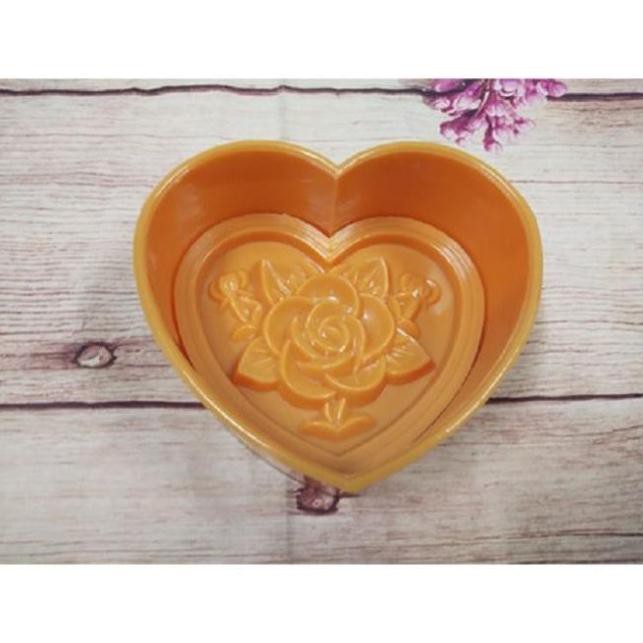 KHUÔN XÔI KHUÔN BÁNH NGỌT HÌNH HOA HỒNG ÉP XÔI HÌNH TRÁI TIM NHỰA VIỆT NHẬT