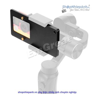 Khung Kẹp CAMERA ACTION lên GIMBAL