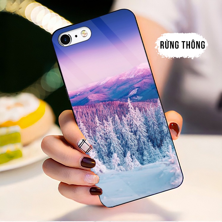 Ốp Lưng IPHONE 6/6S/6PLUS/6SPLUS/7/8/ 7PLUS/8PLUS Mặt kính cường lực cao cấp, sáng bóng, chất lượng