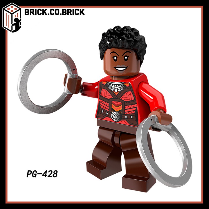 Xếp hình Người Dơi Batman Harley Quinn Logan Nightwing Cheetah Nakia Black Vulcan Minifigures Super Hero PG8111