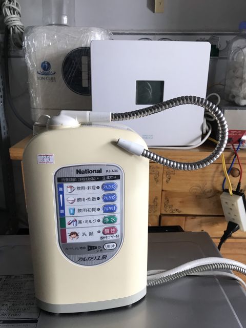 Máy lọc nước điện giải ion kiềm Nhật Bản. Model National PJ A36