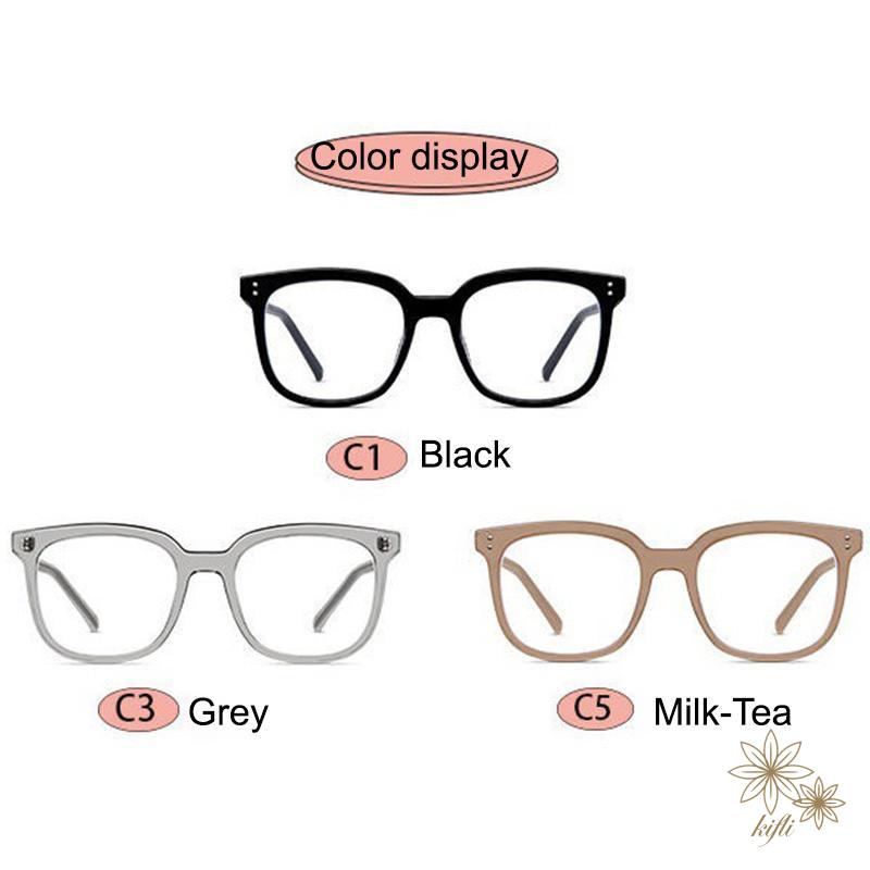 【kifli】Mắt Kính Gọng Vuông Chữ Thời Trang