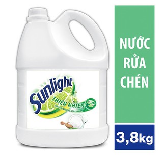 Nước rửa chén Sunlight 3,5kg Mastra- Trà nhật hương chanh gừng