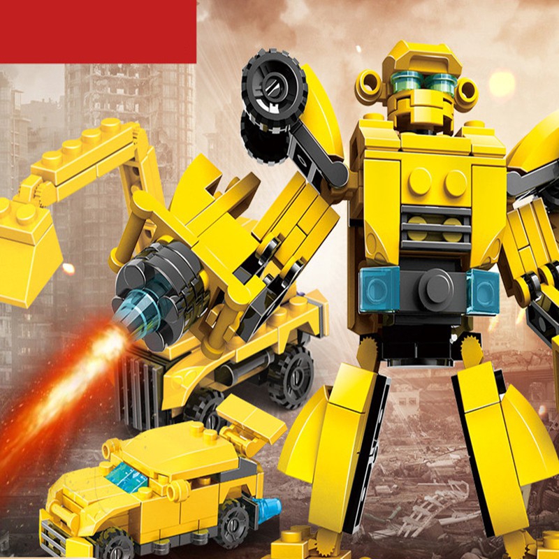 Bộ Đồ Chơi Lắp Ráp Mô Hình Rô Bốt Thú Vị Cho Các Bé