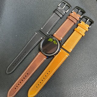 Dây da thật đồng hồ thông minh 22mm - Genuine Leather