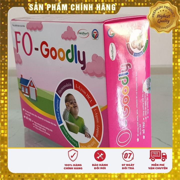 Fo - Goodly Tăng cường hấp thu dưỡng chất, giúp ăn ngon miệng, tăng cường sức đề kháng cho cơ thể ... !!!