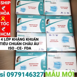 THÙNG KHẨU TRANG Y TẾ QUAI TO 4 LỚP KHÁNG KHUẨN  chính hãng  NUT