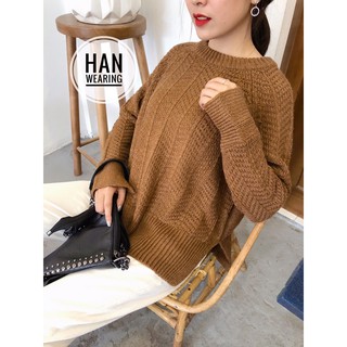 [Ảnh Thật] - Áo Len Nâu Xuất Dư HM