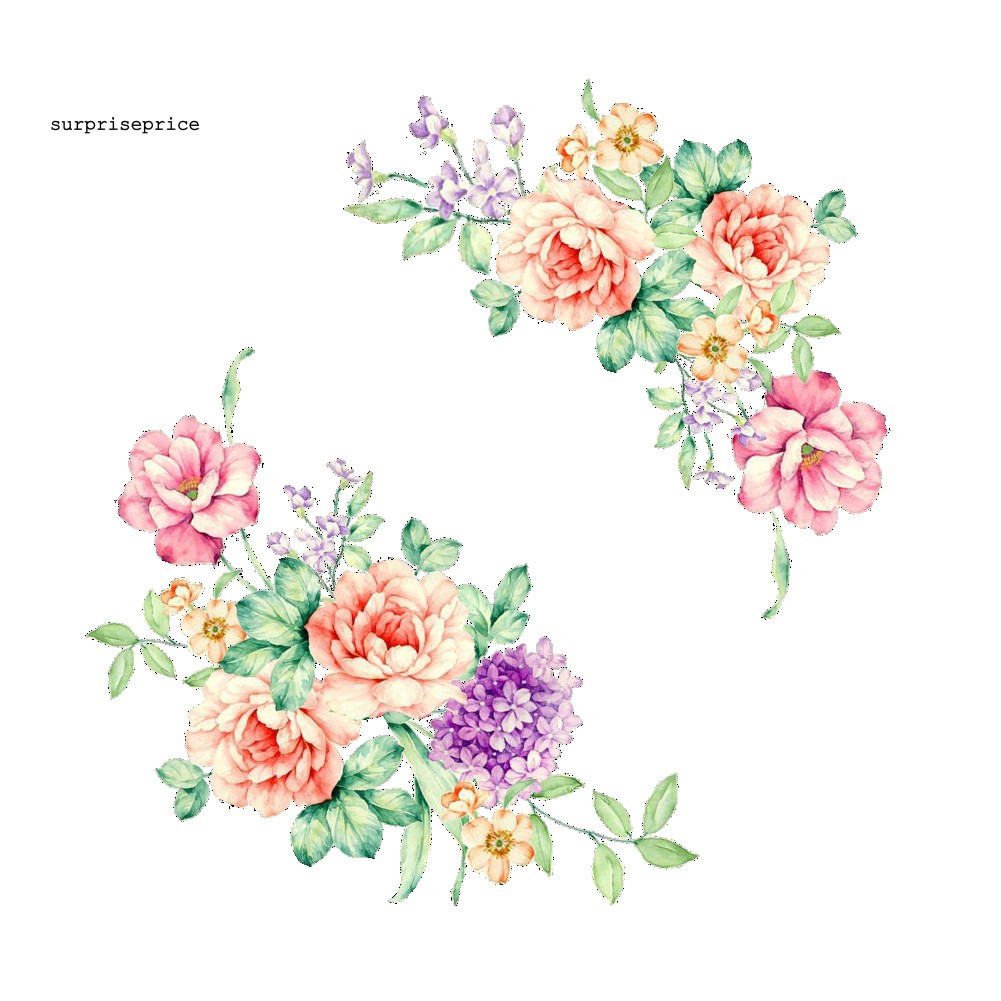 Giấy Dán Tường Trang Trí Hình Hoa Mẫu Đơn Bằng Pvc Diy